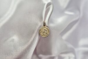 Dije de Plata 925 Medalla Mini de San Benito