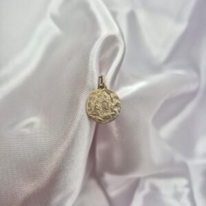 Dije de Plata 925 Medalla Chica de la Virgen de Fátima