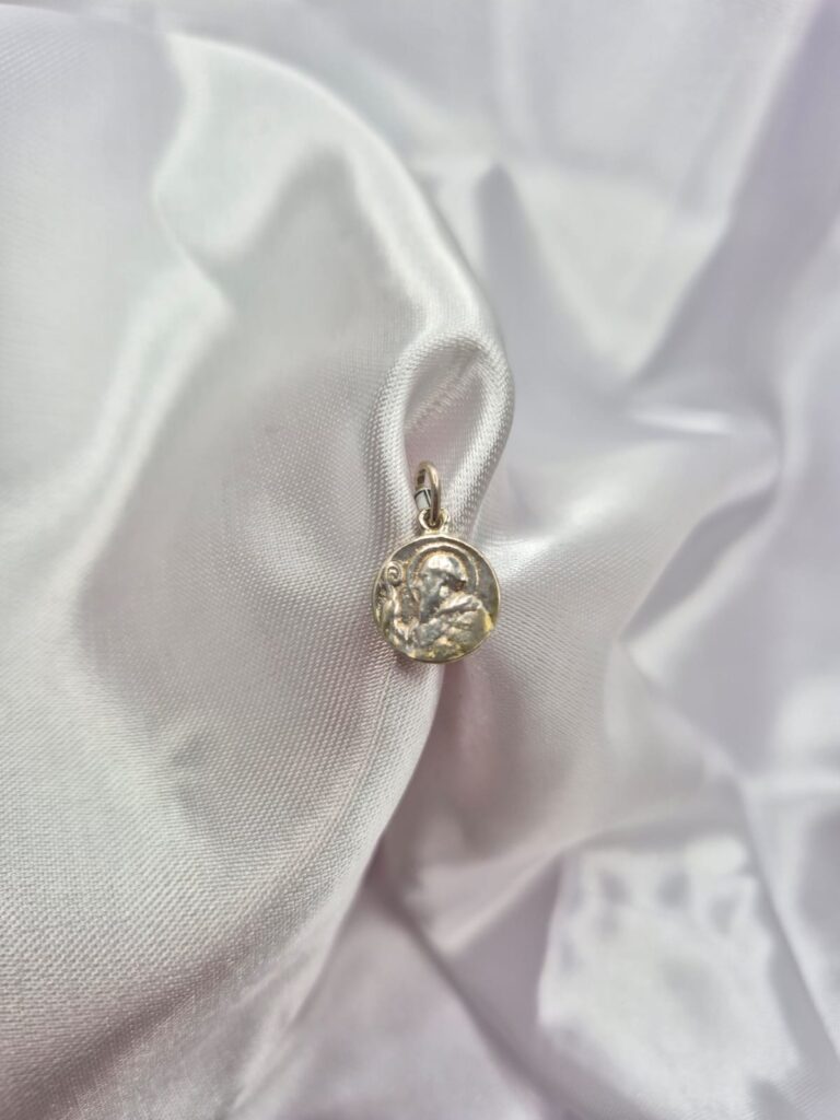Dije de Plata 925 San Benito Medalla Mini