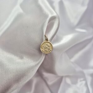 Dije de Plata 925 Mini Medalla San Benito