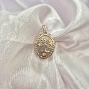 Dije Relicario de Plata 925 Diseño Árbol de la Vida