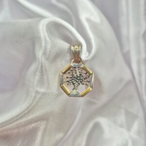 Dije de Plata 925 y Oro Diseño Árbol de la Vida