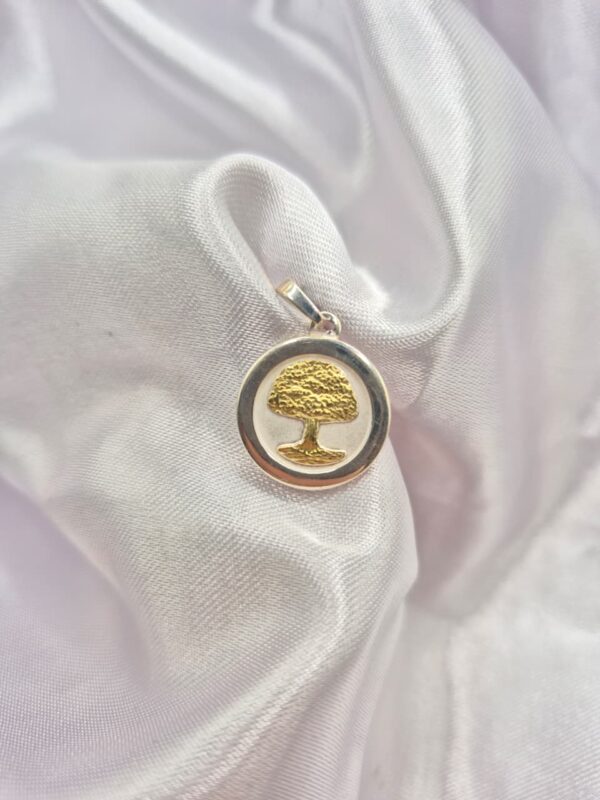 Dije de Plata 925 y Oro Medalla Árbol de la Vida