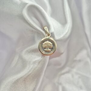 Dije de Plata 925 Medalla Árbol de la Vida