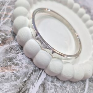 Pulsera Esclava de Plata 925 Estilo Cuadrada Lisa