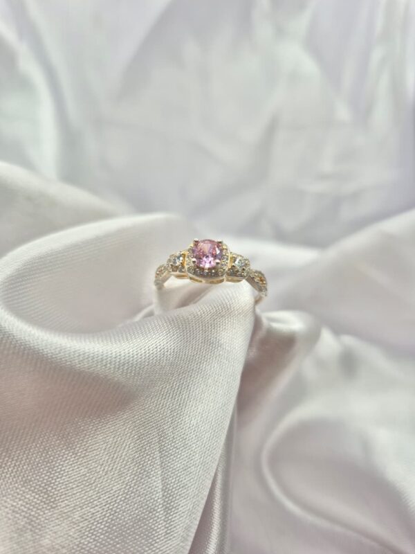 Anillo Cintillo de Plata 925 con Piedras de Colores