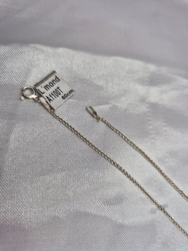 Cadena de Plata 925 Rodinada de 60cm