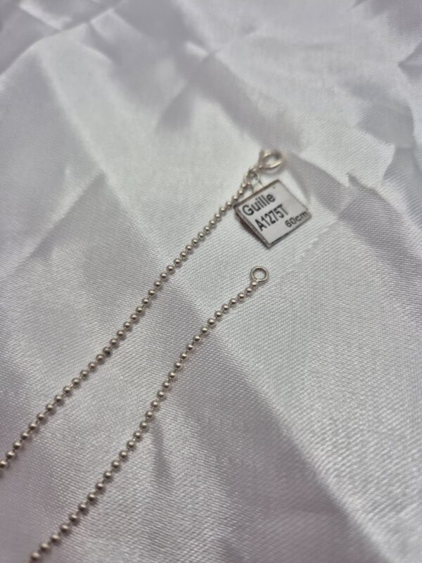 Cadena de Plata 925 Modelo Bolitas de 60cm
