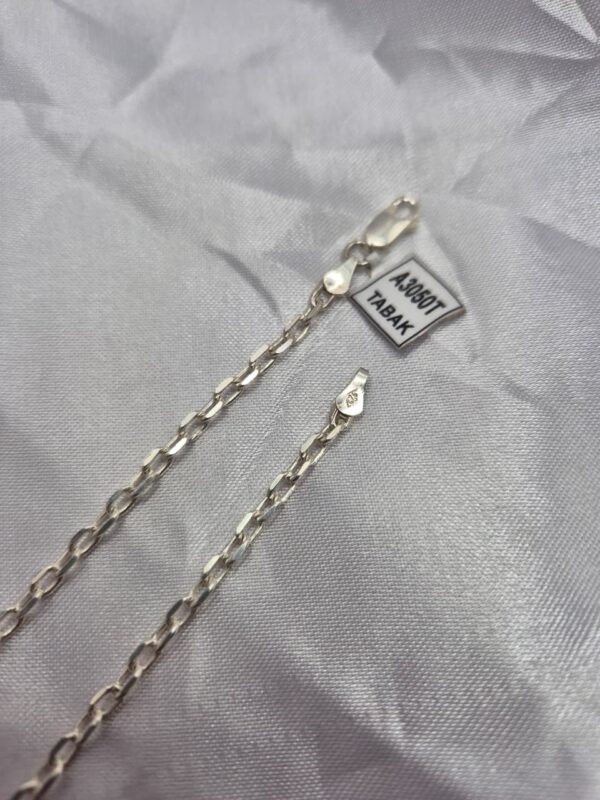 Cadena de Plata 925 Modelo Forcet Corto de 60cm