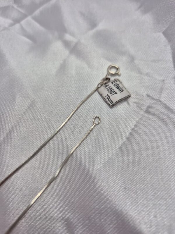 Cadena de Plata 925 Modelo Colita de Ratón de 70cm