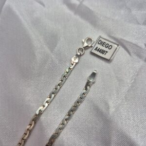 Cadena de Plata 925 Modelo París de 60cm