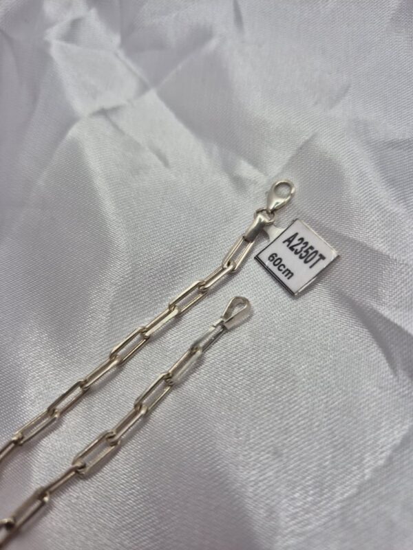 Cadena de Plata 925 Modelo Forcet Largo de 60cm