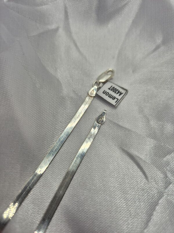 Cadena de Plata 925 Modelo Espiga Plana de 45cm