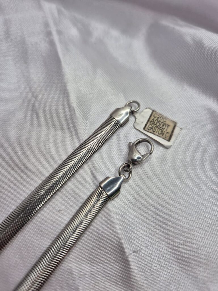 Cadena de Acero Quirúrgico Modelo Clapton de 50cm