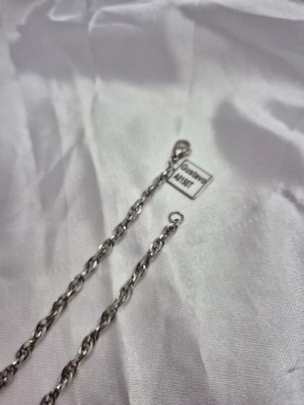 Cadena de Acero Quirúrgico Modelo Tourbillon de 45cm