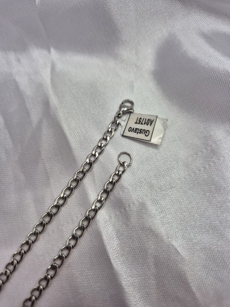 Cadena de Acero Quirúrgico Modelo Groumet de 45cm