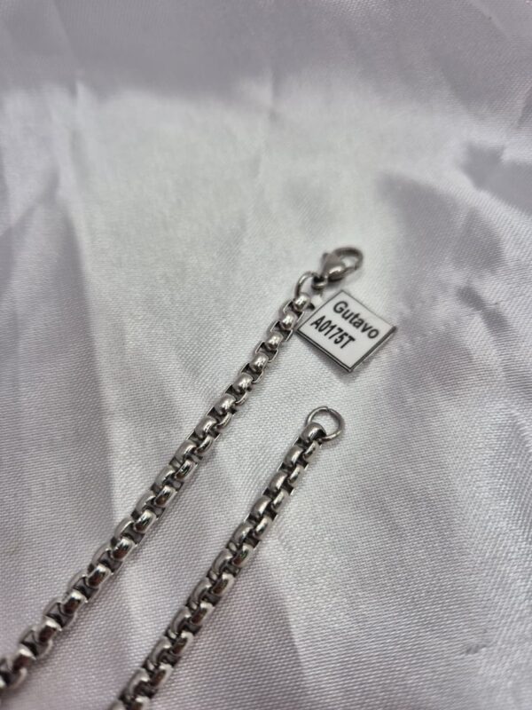 Cadena de Acero Quirúrgico Modelo Veneciana de 50cm