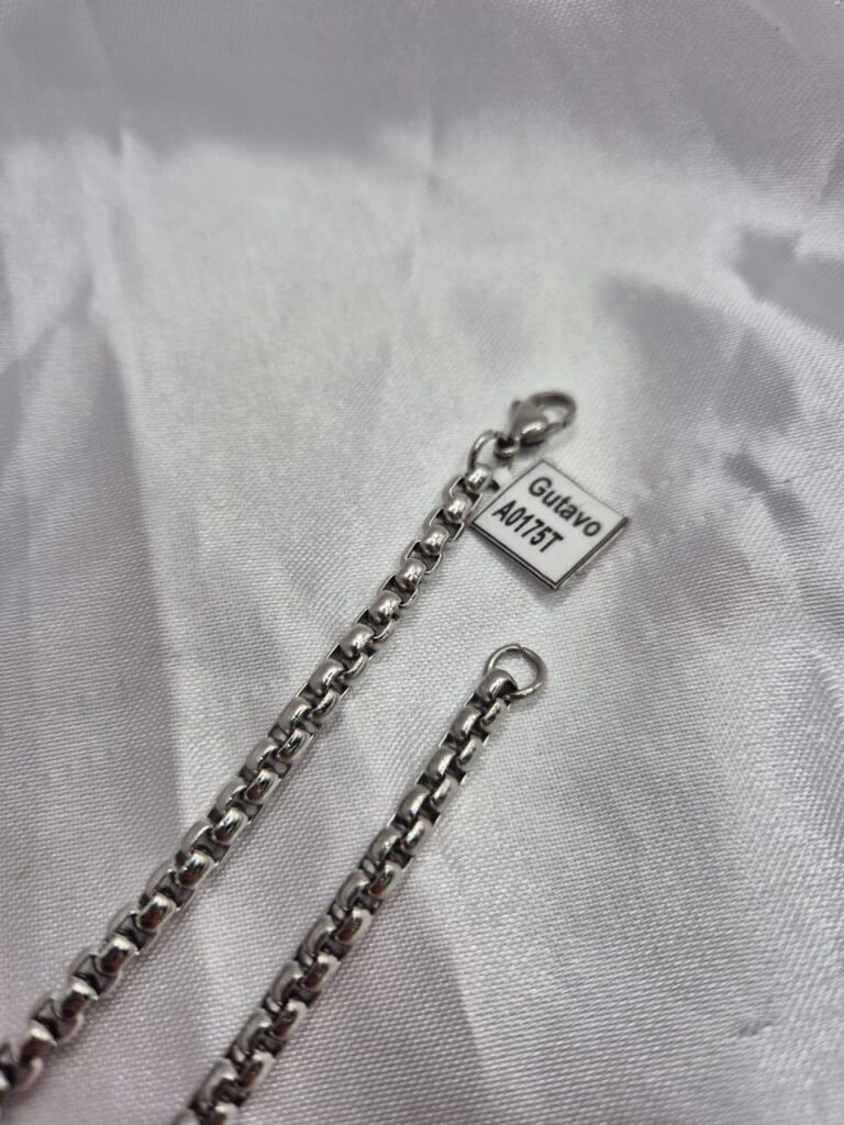 Cadena de Acero Quirúrgico Modelo Veneciana de 50cm