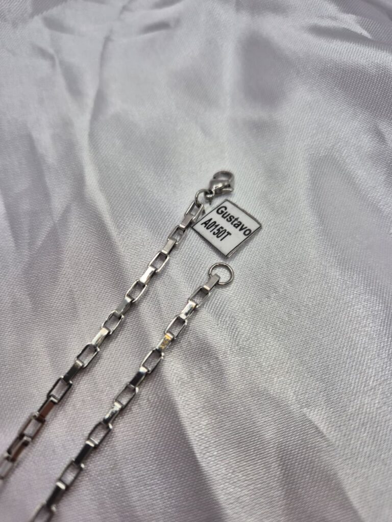 Cadena de Acero Quirúrgico Modelo Veneciana de 40cm